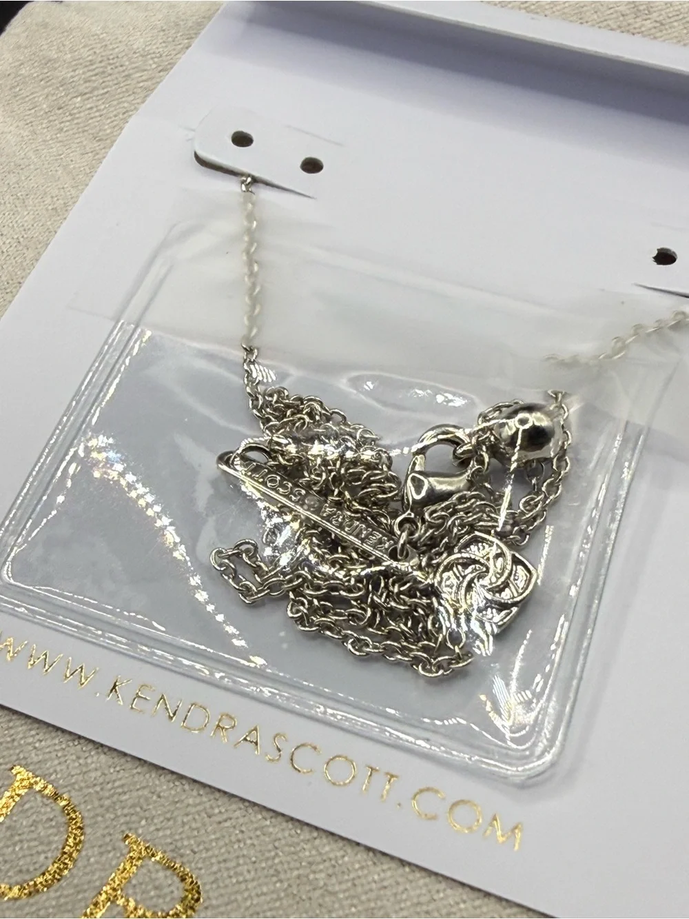 Kendra Scott Anya Flower Silver Pendant Necklace